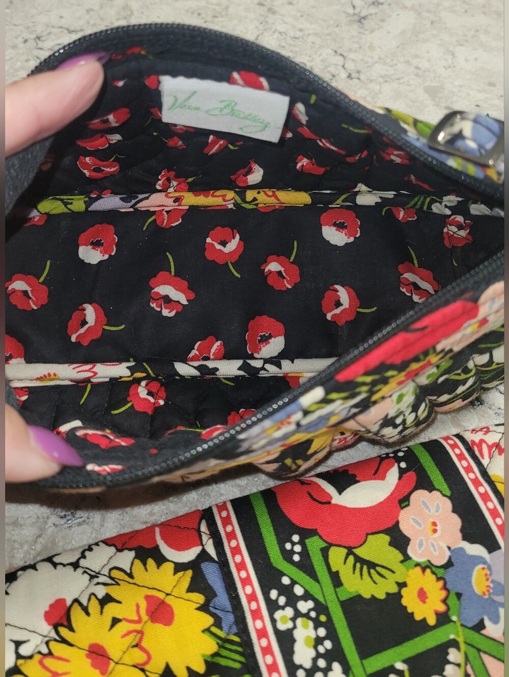 Vera Bradley Poppy Fields. Retired. 5pcs - Picture 4 of 7